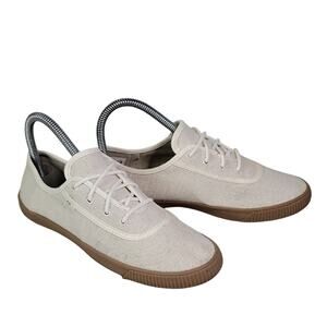 Toms Carmel Birch Heritage Canvas Lace Up Sneakers Womens Size 7
